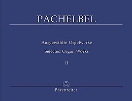 Johann Pachelbel Notenblätter Ausgewählte Orgelwerke Band 2