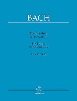 Johann Sebastian Bach Notenblätter 6 Suiten BWV1007-1012