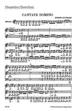 Dieterich Buxtehude Notenblätter Cantate Domino für 3 gemischte