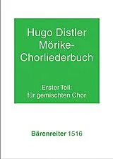 Hugo Distler Notenblätter Mörike-Chorliederbuch Teil 1