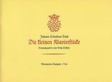 Johann Sebastian Bach Notenblätter Die kleinen Klavierstücke