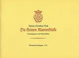Johann Sebastian Bach Notenblätter Die kleinen Klavierstücke