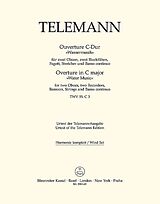 Georg Philipp Telemann Notenblätter Ouvertüre C-Dur