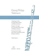 Georg Philipp Telemann Notenblätter Triosonate G-Dur TWV42-G1