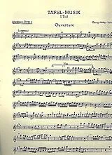 Georg Philipp Telemann Notenblätter Tafelmusik 1 TWV55-e1 für 2 Flöten