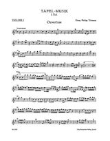 Georg Philipp Telemann Notenblätter Tafelmusik 1 TWV55-e1 für 2 Flöten