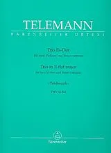 Georg Philipp Telemann Notenblätter Trio Es-Dur TWV42-Es1