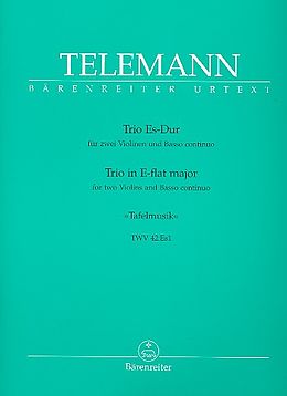 Georg Philipp Telemann Notenblätter Trio Es-Dur TWV42-Es1