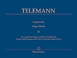 Georg Philipp Telemann Notenblätter Orgelwerke Band 2 kleine Fugen