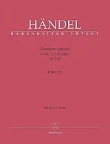 Georg Friedrich Händel Notenblätter Concerto grosso D-Dur op.3,6 HWV317