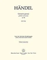 Georg Friedrich Händel Notenblätter Concerto grosso g-Moll op.6,6 HWV324