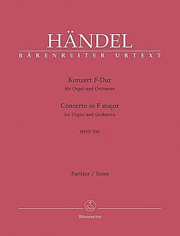 Georg Friedrich Händel Notenblätter Konzert F-Dur HWV295