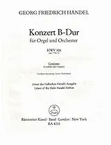 Georg Friedrich Händel Notenblätter Konzert B-Dur op.7/1 HWV306