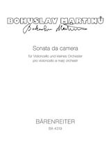 Bohuslav Martinu Notenblätter Sonata da camera für Violoncello und