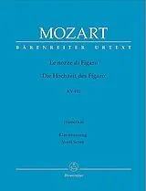 Wolfgang Amadeus Mozart Notenblätter Le nozze di Figaro KV492