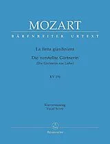 Wolfgang Amadeus Mozart Notenblätter La finta giardiniera (Die verstellte Gärtnerin) KV196