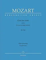 Wolfgang Amadeus Mozart Notenblätter Così fan tutte KV588