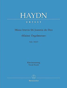 Franz Joseph Haydn Notenblätter Missa brevis St. Joannis de deo
