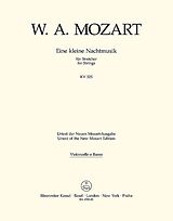 Wolfgang Amadeus Mozart Notenblätter Eine kleine Nachtmusik G-Dur KV525