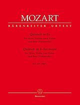 Wolfgang Amadeus Mozart Notenblätter Quintett Es-Dur KV407 für Horn