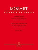Wolfgang Amadeus Mozart Notenblätter Quintett Es-Dur KV407