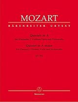 Wolfgang Amadeus Mozart Notenblätter Quintett A-Dur KV581