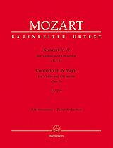 Wolfgang Amadeus Mozart Notenblätter Konzert A-Dur KV219 für Violine und Orchester