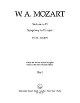 Wolfgang Amadeus Mozart Notenblätter Sinfonie D-Dur KV196