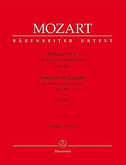 Wolfgang Amadeus Mozart Notenblätter Konzert C-Dur KV503 für Klavier
