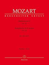 Wolfgang Amadeus Mozart Notenblätter Sinfonie G-Dur KV199