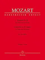 Wolfgang Amadeus Mozart Notenblätter Konzert D-Dur KV314 für Flöte