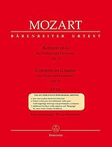 Wolfgang Amadeus Mozart Notenblätter Konzert G-Dur KV216