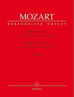 Wolfgang Amadeus Mozart Notenblätter Quartett F-Dur KV370