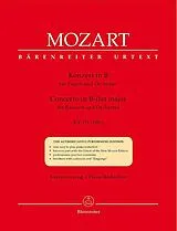 Wolfgang Amadeus Mozart Notenblätter Konzert B-Dur KV191
