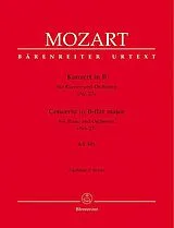 Wolfgang Amadeus Mozart Notenblätter Konzert B-Dur KV595