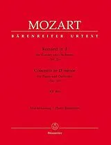 Wolfgang Amadeus Mozart Notenblätter Konzert d-Moll KV466