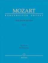 Wolfgang Amadeus Mozart Notenblätter Veni sancte spiritus KV47