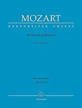 Wolfgang Amadeus Mozart Notenblätter Te Deum laudamus KV141