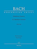Johann Sebastian Bach Notenblätter Matthäus-Passion BWV244