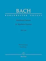 Johann Sebastian Bach Notenblätter Matthäus-Passion BWV244