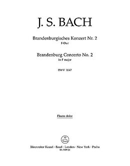 Johann Sebastian Bach Notenblätter Brandenburgisches Konzert Nr.2