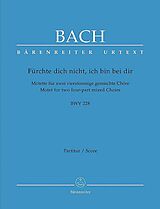 Johann Sebastian Bach Notenblätter Fürchte dich nicht BWV228
