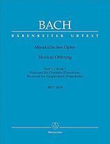 Johann Sebastian Bach Notenblätter Musikalisches Opfer BWV1079 Band 1