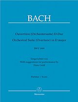 Johann Sebastian Bach Notenblätter Ouverture D-Dur BWV1069