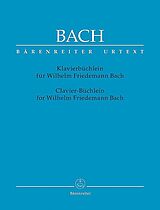 Johann Sebastian Bach Notenblätter Klavierbüchlein für Wilhelm Friedemann Bach