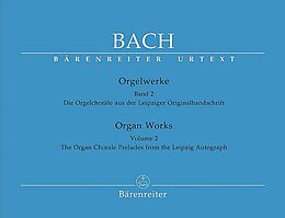 Johann Sebastian Bach Notenblätter Orgelwerke Band 2 Orgelchoräle