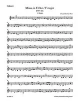 Johann Sebastian Bach Notenblätter Missa F-Dur BWV233 für Soli, gem Chor