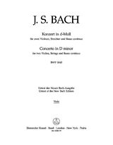 Johann Sebastian Bach Notenblätter Konzert d-Moll BWV1043 für