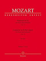 Wolfgang Amadeus Mozart Notenblätter Konzert Es-Dur Nr.3 KV447 für Horn