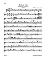 Wolfgang Amadeus Mozart Notenblätter Sinfonie B-Dur KV319 für Orchester